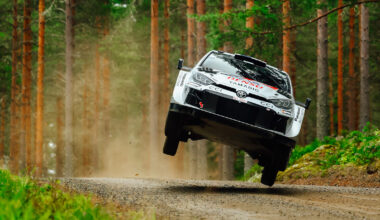 Kalle Rovanperä leads five-driver Toyota lockout in Finland.