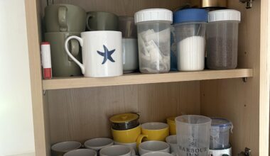 My mum has 25 mugs, she lives on her own.