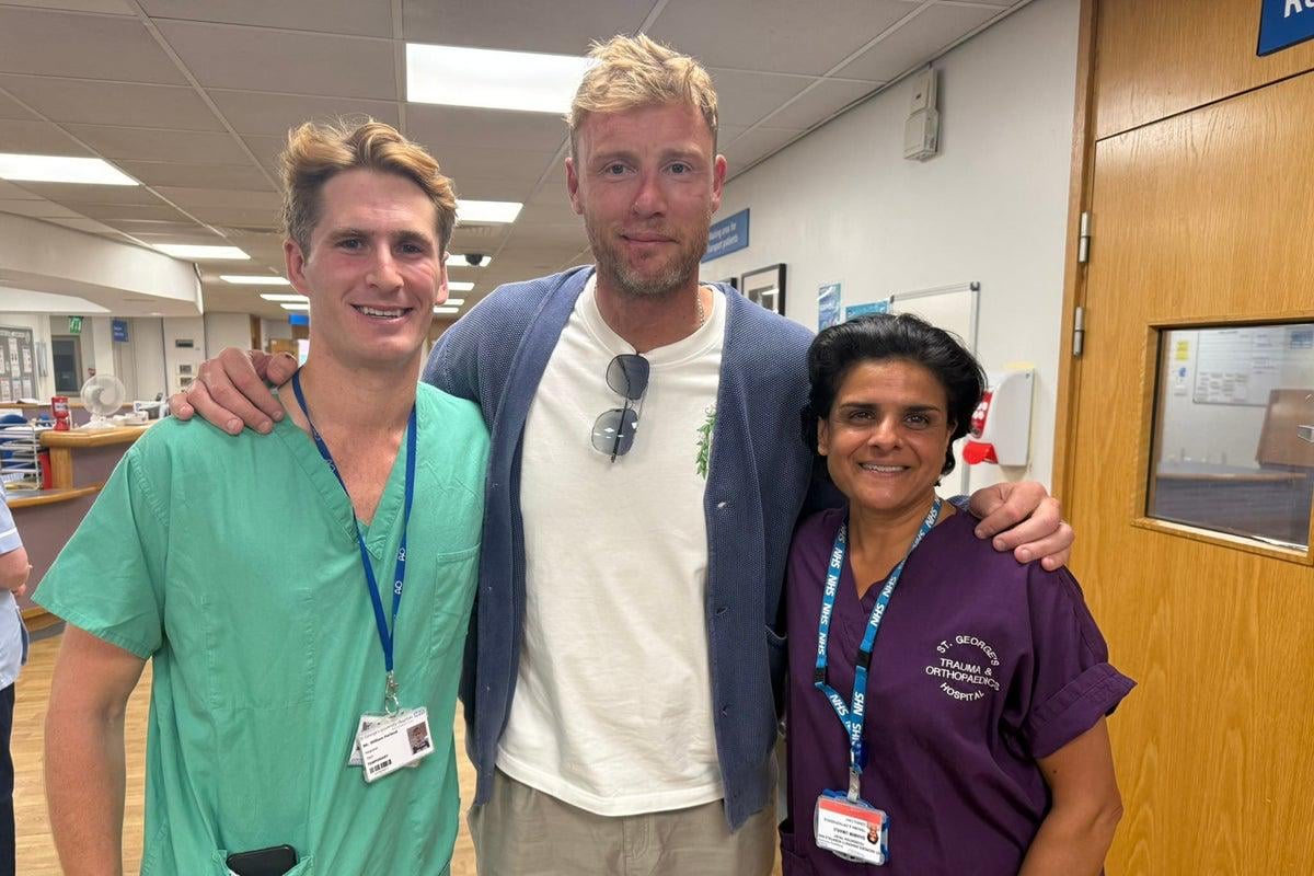Andrew Flintoff praises ‘superhero’ NHS staff who treated him following serious Top Gear crash