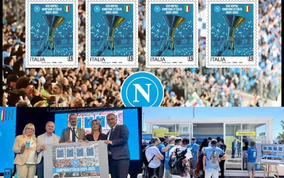 Napoli Campione d'Italia, presentato il francobollo celebrativo del quarto scudetto