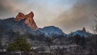Se han quemado Las Medulas, patrimonio de la UNESCO.