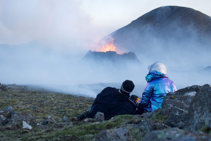 Tourists in Reykjavik, Iceland's capital. [Photo by = AFP Yonhap News]