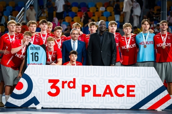 Photo by Denmark, who won the bronze medal at the 11th World Men's Youth Championship (U19), provides photo = International Handball Federation