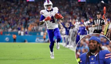 Bills' James Cook sits out practice for 'business' reasons