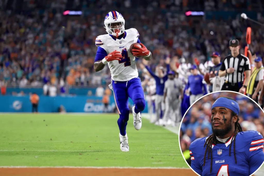Bills' James Cook sits out practice for 'business' reasons