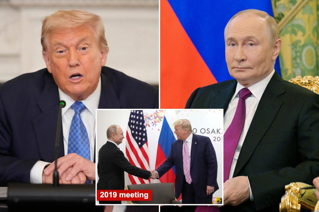 Trump sets Aug. 15 Alaska meeting with Putin in latest bid to end Ukraine war