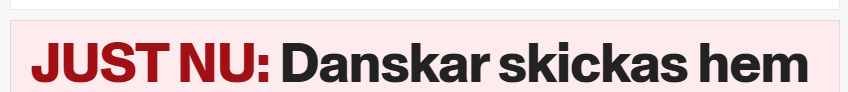 Tycka vad man vill om invandring och deportationer men detta kan vi alla enas om är helt rätt!