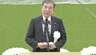 Japan PM Ishiba makes no mention of ‘nuclear sharing’ theory at atomic bombing anniversaries