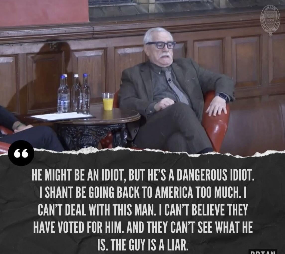 Actor Brian Cox on Donald Trump