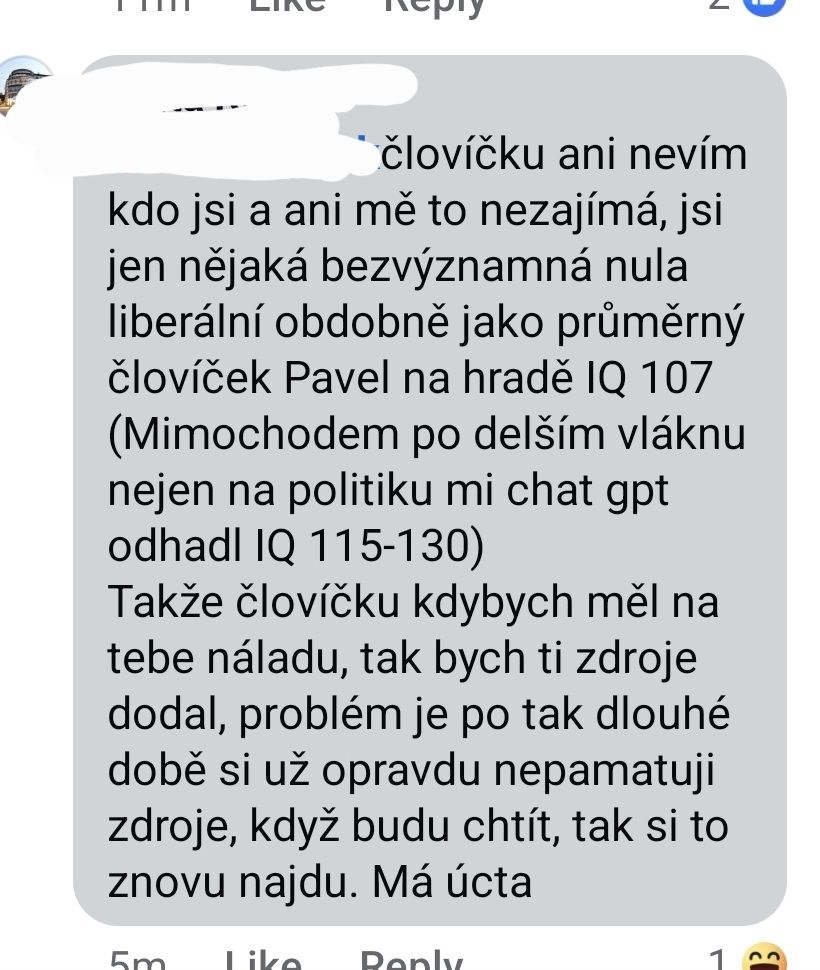 Když to řeklo ChatGPT, tak je to pravda.