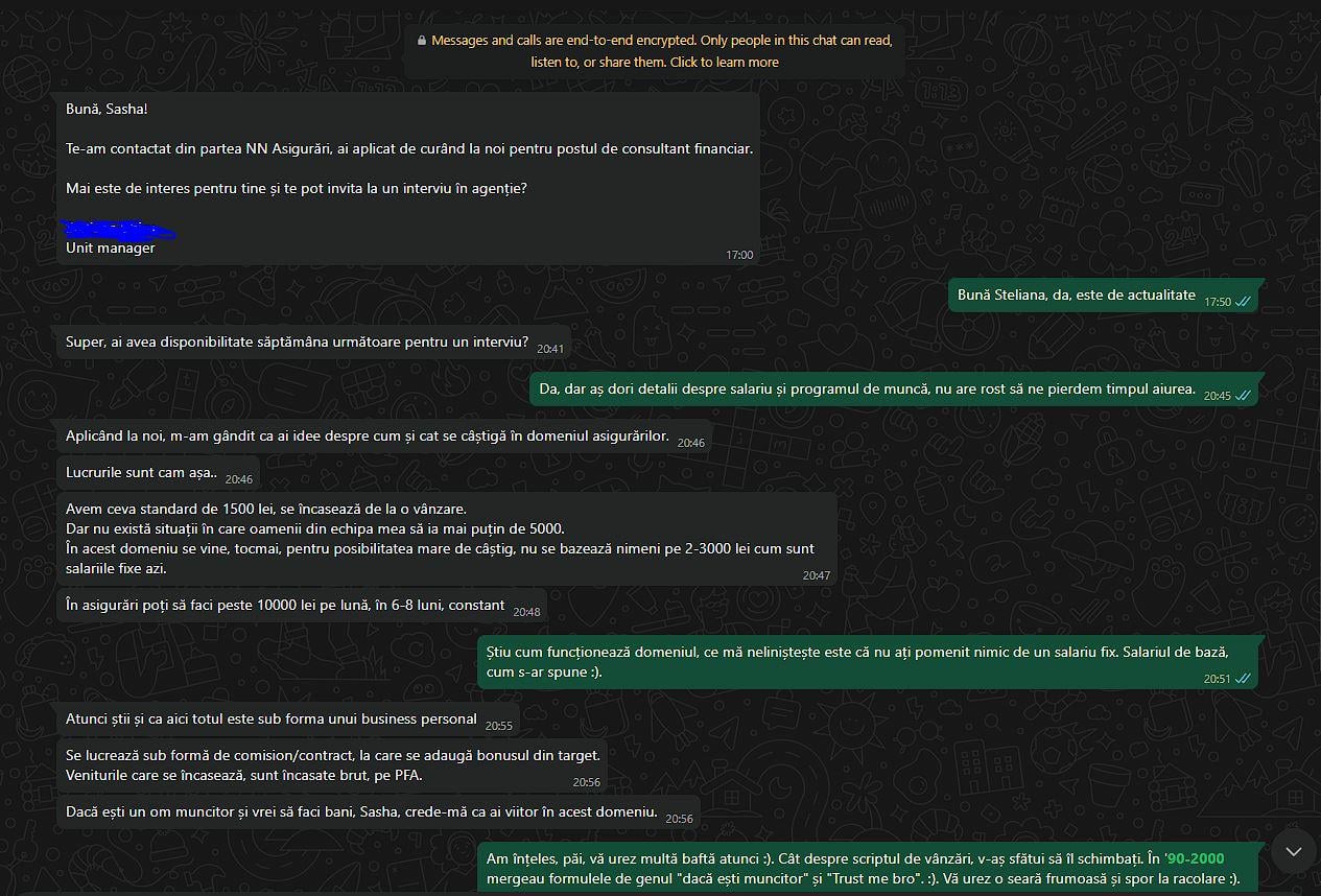 Lucrati vreunu' la NN Asigurari? Daca da, cum de ati acceptat coditiile alea infecte de angajare/munca?