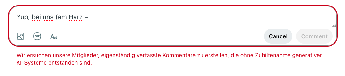 Findet ihr das nicht ein wenig exzessiv "–" komplett zu verpönen?