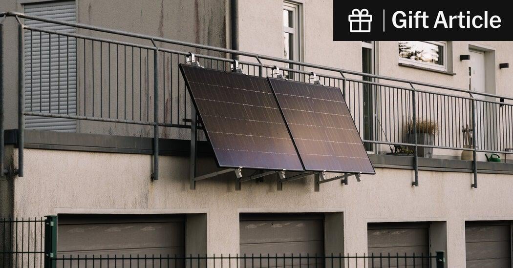 The U.S. May Be Coming Around to Balcony Solar