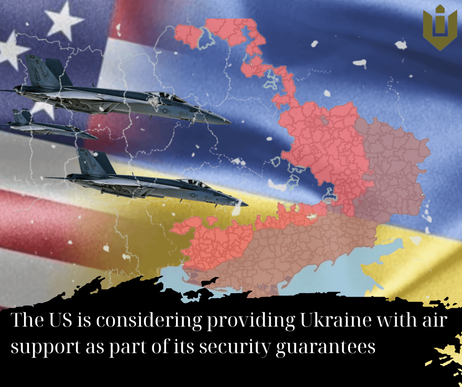 The White House has stated that it is considering providing air support as part of its security guarantees for Ukraine. This was announced at a briefing by White House spokeswoman Caroline Levitt.