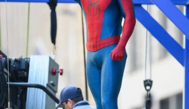 OMG! I saw Spider-Man in Glasgow! So excited!