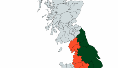 North South has been done to death - how about *East West* for England?