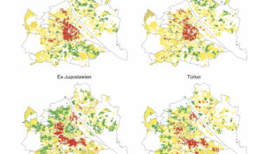 Visualisierung Bevölkerung nach Geburtsland in Wien