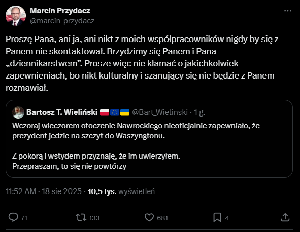 Elity od koalicji znowu gardzą innymi. A nie chwila, to tylko minister od prezydenta.