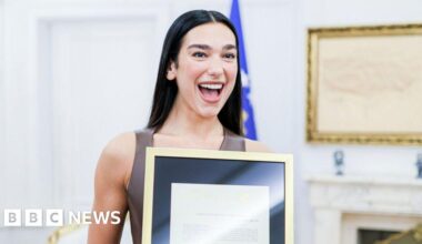 Dua Lipa given Kosovo citizenship by president
