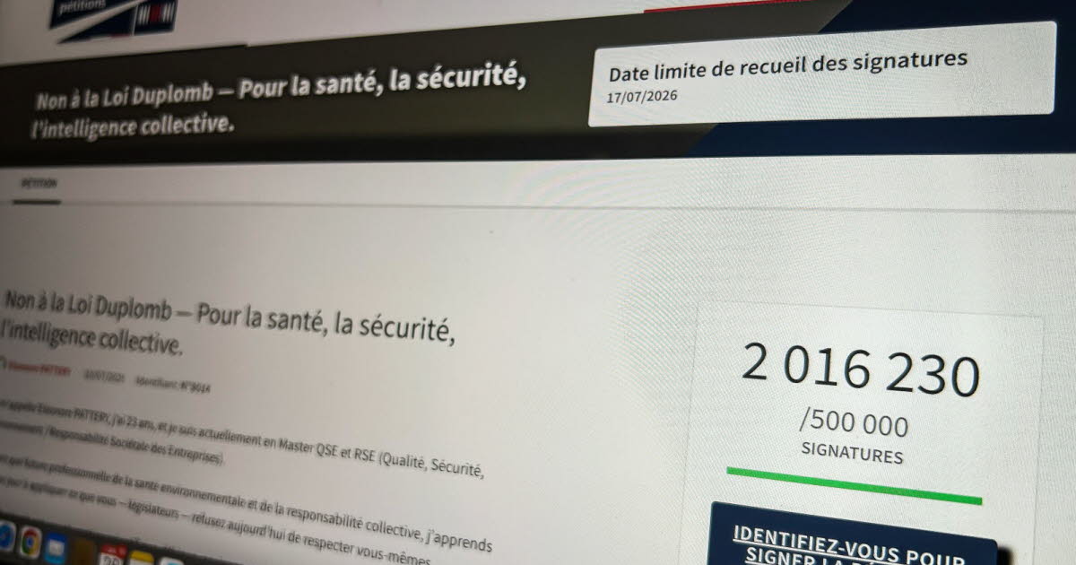 pourquoi la pétition contre la loi Duplomb fera date