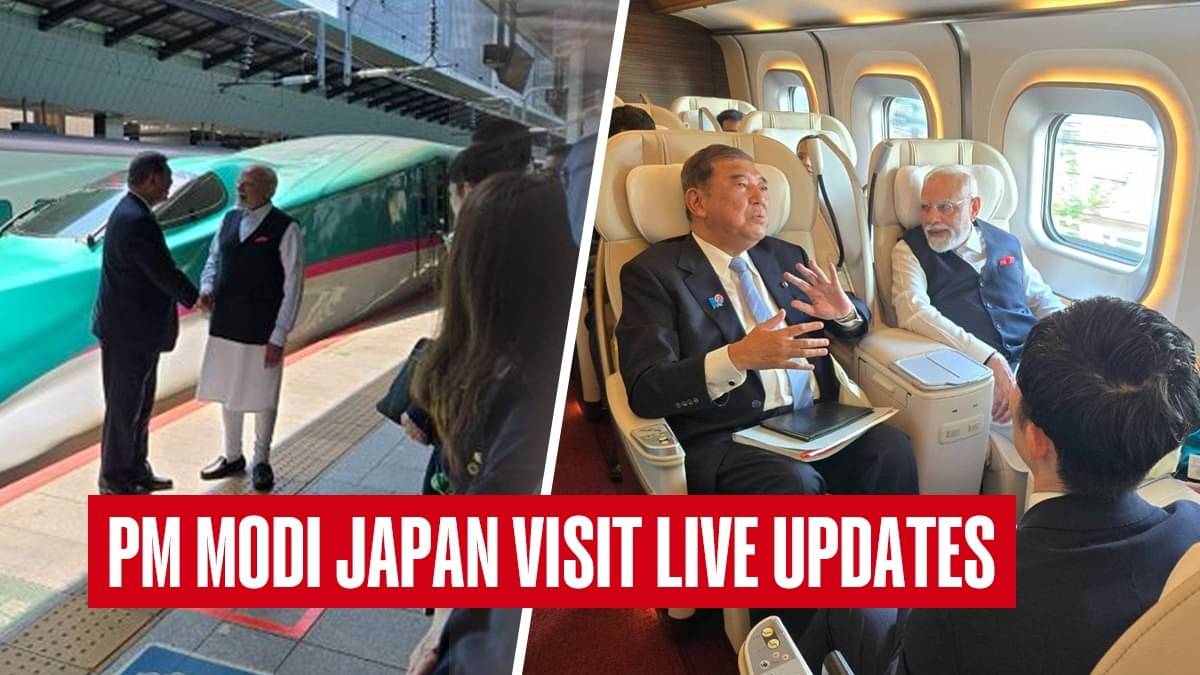 PM Modi Takes Bullet Train Ride With Japanese PM Ishiba