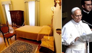 Pope Leo XIV moves into papal apartment with four close friends at Vatican