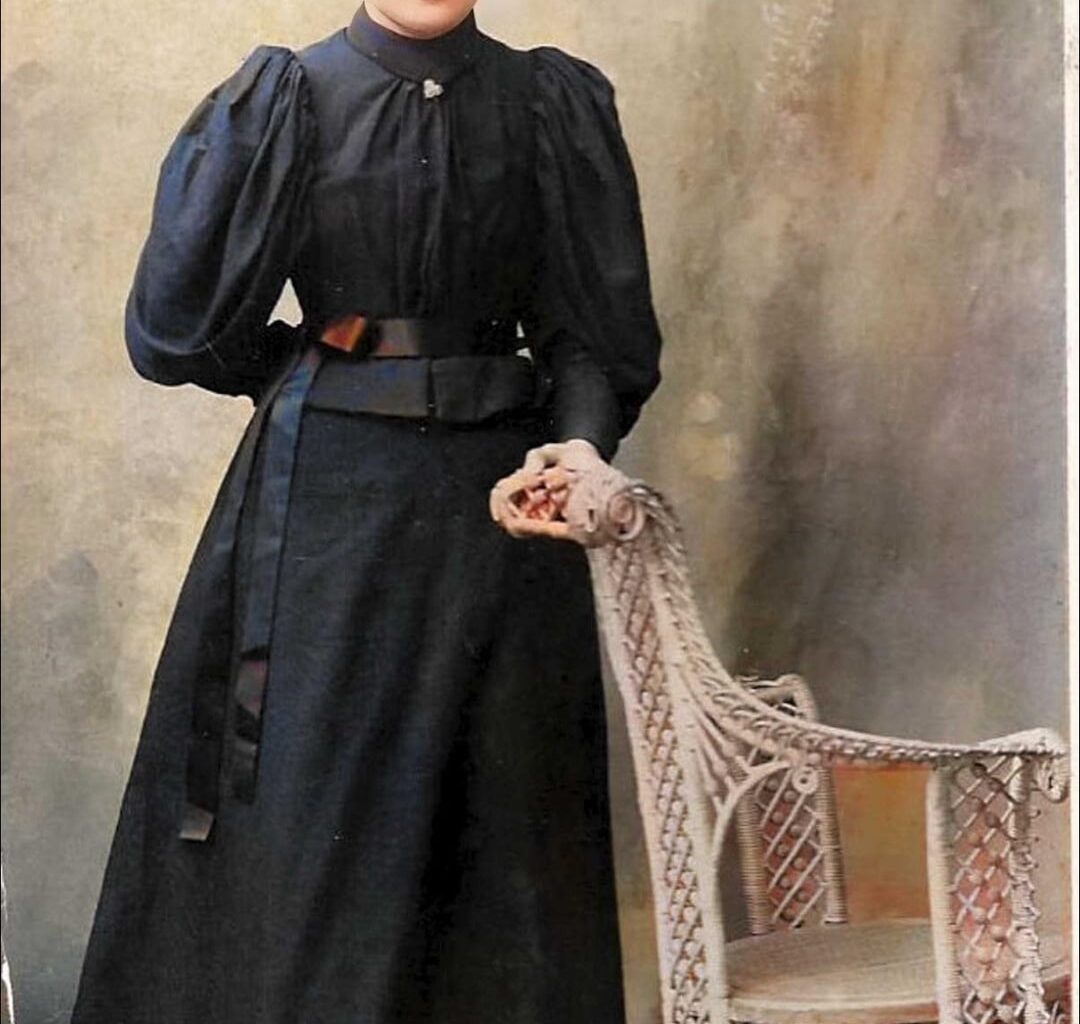 Colorized photo of my 2nd great grandmother from Oulu