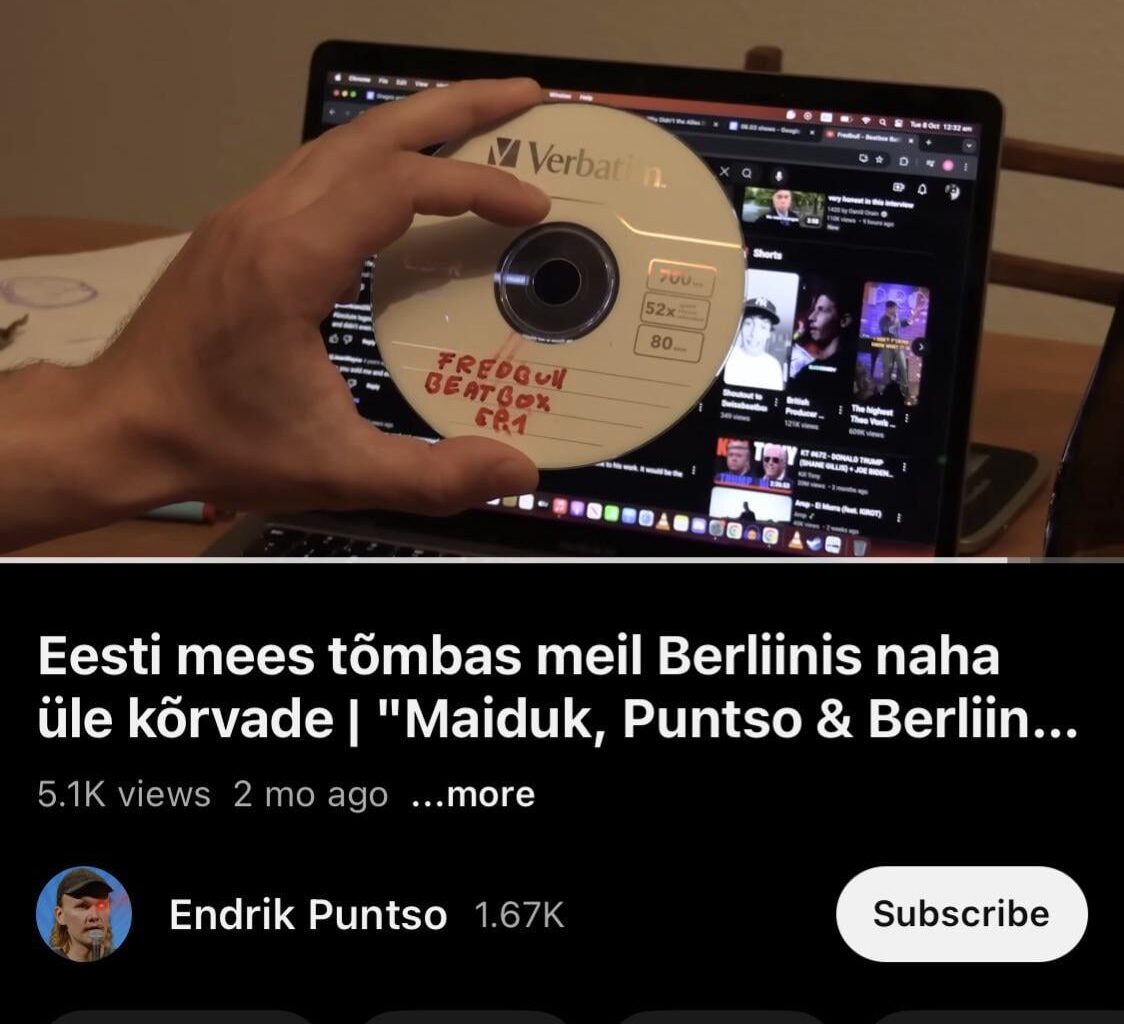 Hoiatus: Fredbull on tagasi Tallinnas