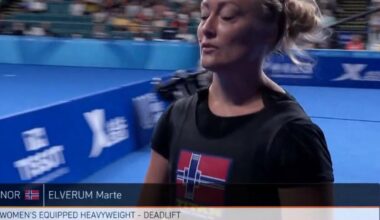Norway’s powerlifting logo is a barbell that looks like their flag