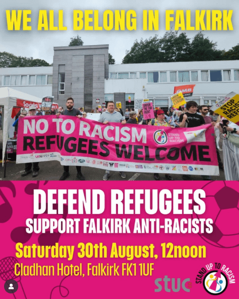 Urgent Call: EMERGENCY FALKIRK MOBILISATION TOMORROW (Sat, Aug 30th, 12 noon)