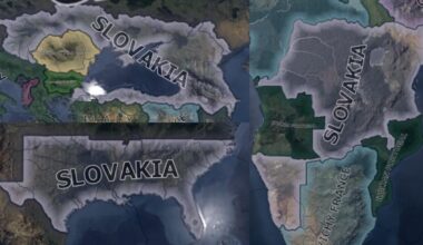 Natural borders of Slovakia