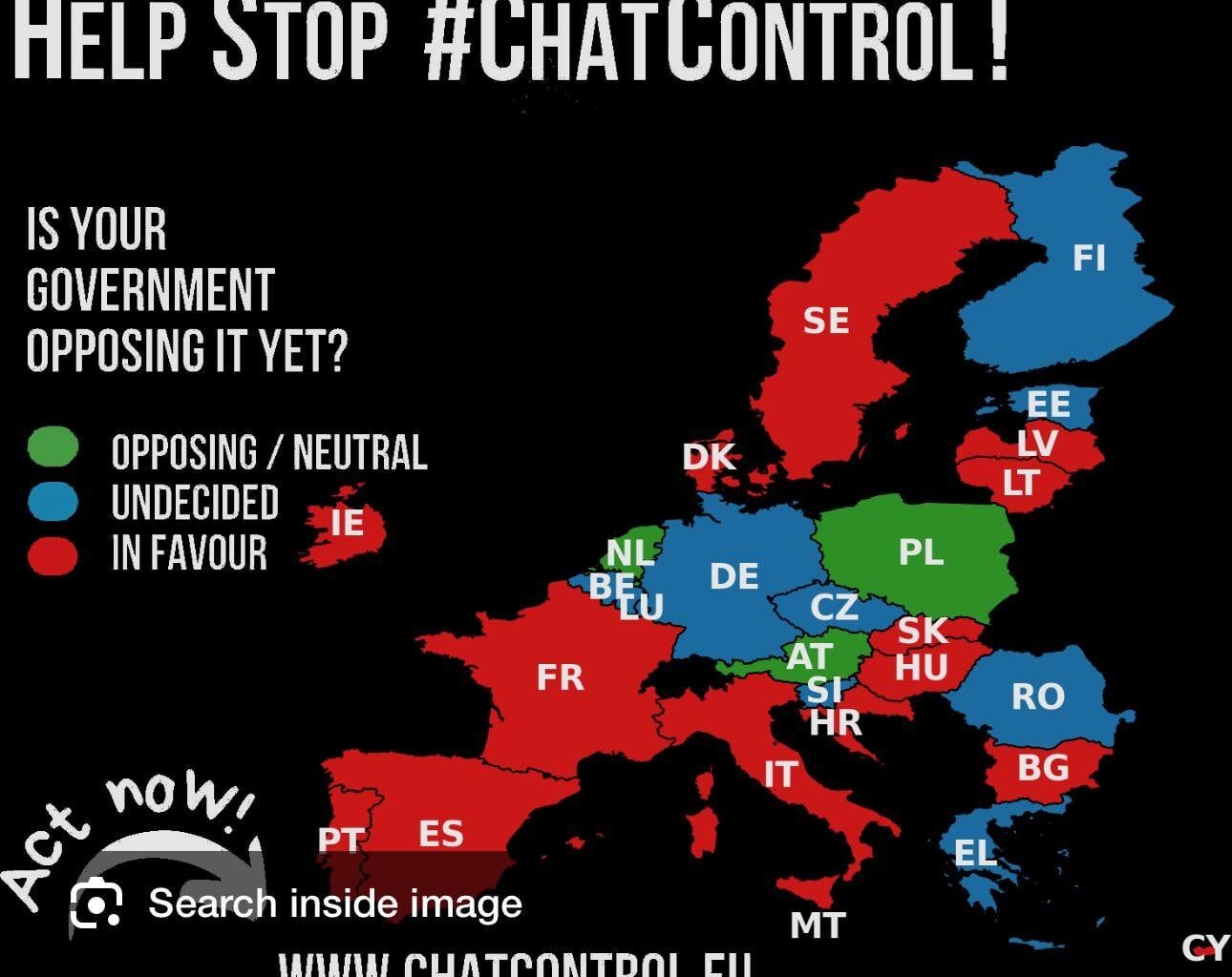 Chatkontrolle erhält Unterstützung von 19 EU-Mitgliedstaaten