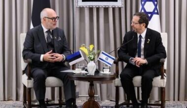 President of Israel on official visit to Estonia on Wednesday
