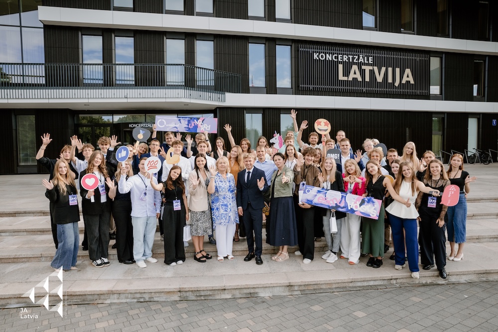 Junior Achievement Latvia camp