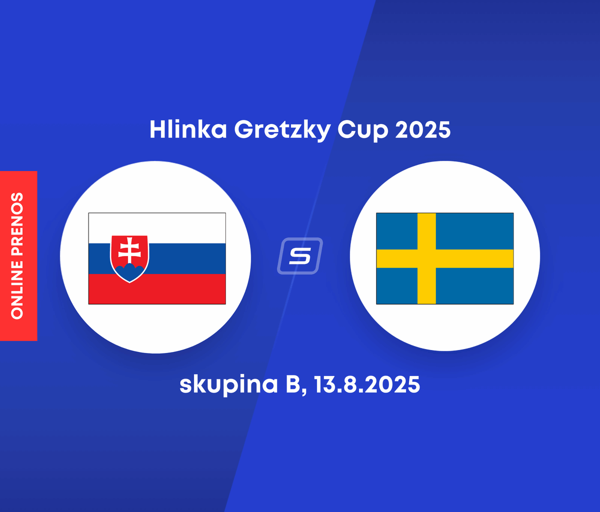 Slovensko U18 - Švédsko U18: ONLINE z Hlinka Gretzky Cup 2025 LIVE