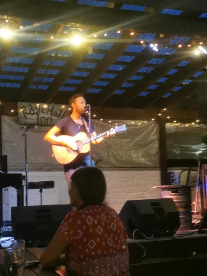 My mate saw Chris Martin play a secret gig last night in Sowerby Bridge.