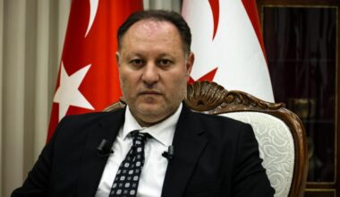 Ziya Ozturkler, President of the Republican Assembly of the Turkish Republic of Northern Cyprus (TRNC), evaluated the agenda in the program he attended on Cyprus TV on March 27, 2025. (AA Photo)