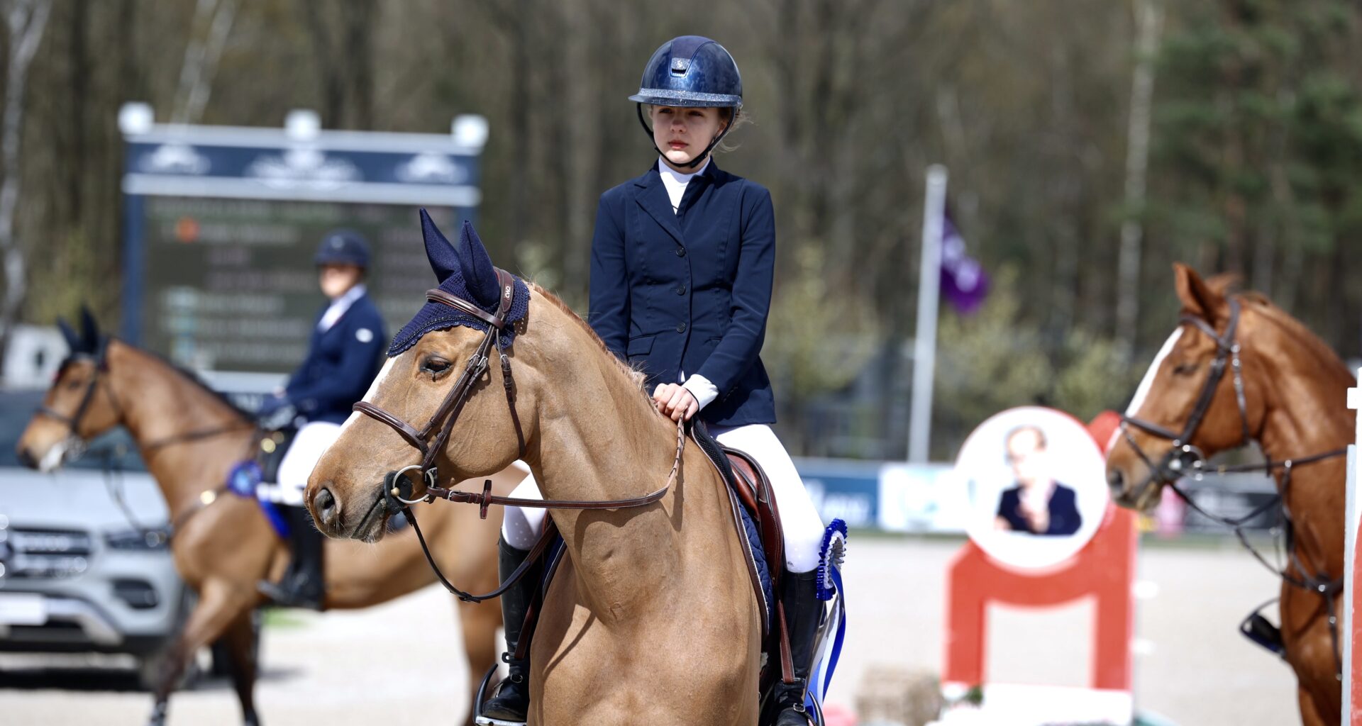 Robin Vermeir extreem sterk tijdens tweede manche Beker van België Pony's in Opglabbeek!