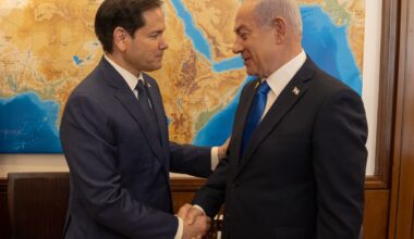 Secretary Marco Rubio meets with Israeli Prime Minister Benjamin Netanyahu in Jerusalem, Israel, February 16, 2025. (Official State Department photo by Freddie Everett)