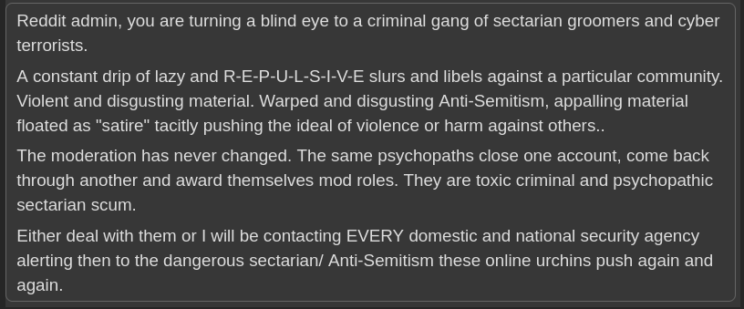 When you take Reddit too seriously.