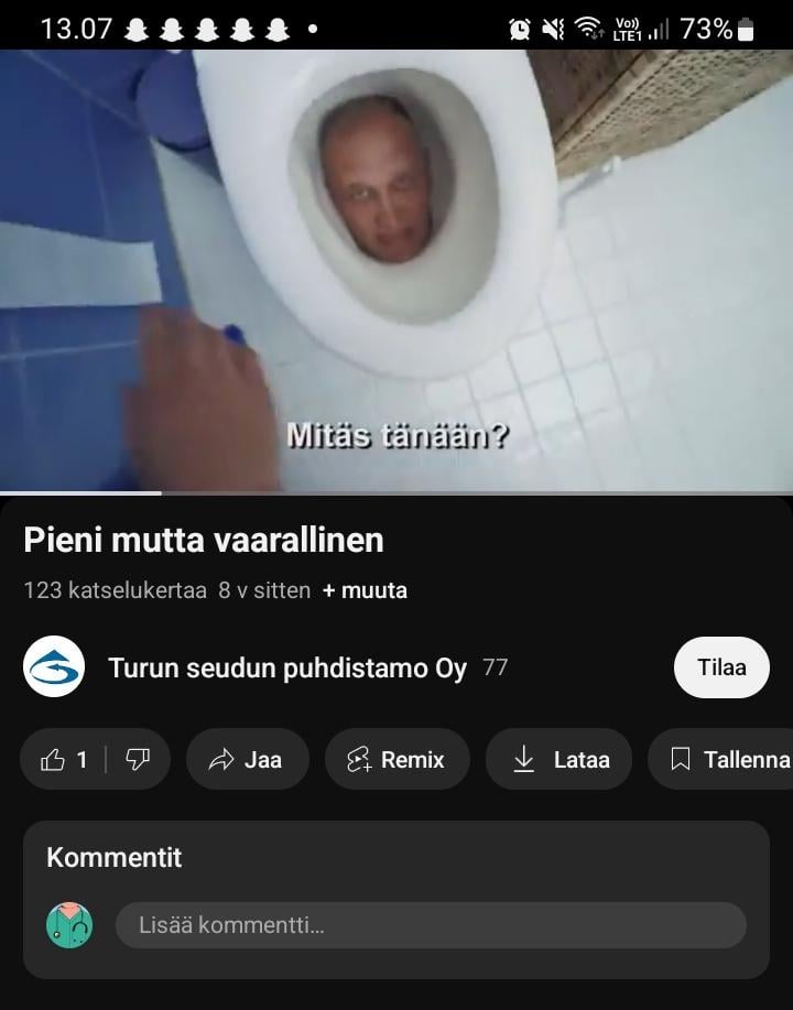 Finland apparetly has made Skibidi Toilet first