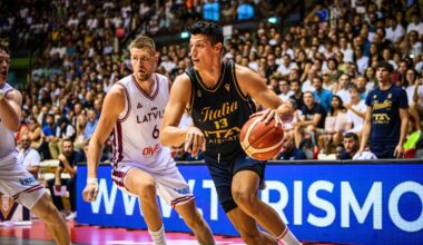 Italia-Lettonia 91-75 (Fontecchio 21). Poz: "Il mio pensiero per Bonamico. L'Italia ha entusiasmo". Azzurri da domani a Bologna. Il 14 l'Argentina - Federazione Italiana Pallacanestro - Italia-Lettonia 91-75 (Fontecchio 21). Poz: “Il mio pensiero per Bonamico. L’Italia ha entusiasmo”. Azzurri da domani a Bologna. Il 14 l’Argentina