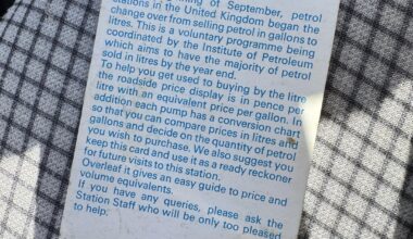 Leaflets found in my 80s car about the imperial to metric fuel change
