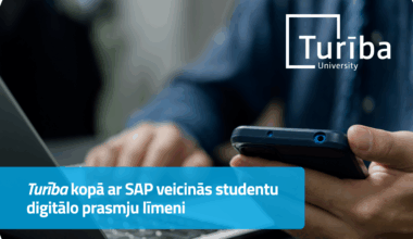 Turība sadarbībā ar SAP veicinās studentu digitālo prasmju līmeni - 06.08.2025 - Jaunumi