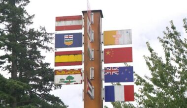 How a bus stop in a small B.C. town became centre of dispute between China and Taiwan