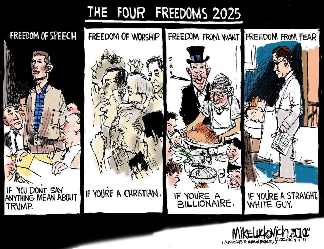 American Freedom under the Fascist government.