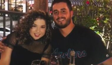 Naibel Benavides and her boyfriend Dillon Angulo. Pic: NBC