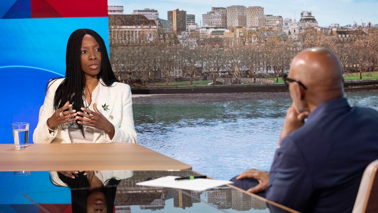 Sophie Chandauka, chair of the charity Sentebale, speaks to Sunday Morning with Trevor Phillips on Sky News