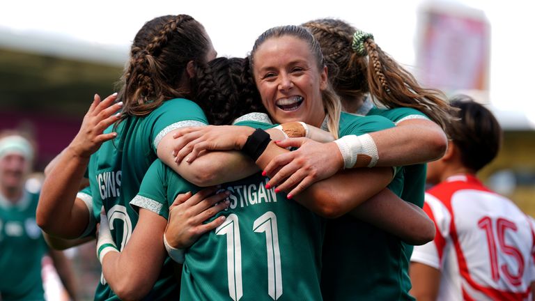 Ireland are up and running at the Women's Rugby World Cup