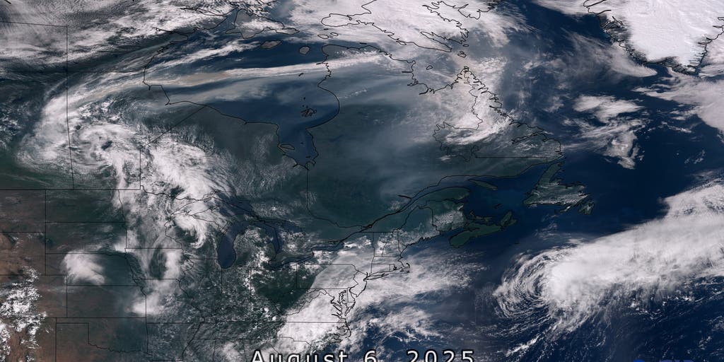 Smoke from the Canada's wildfires nearly circumnavigates the globe